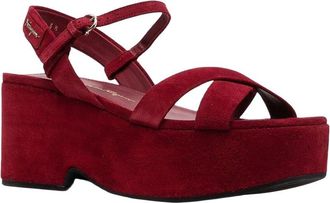 Ferragamo Strappy Suede Sandal