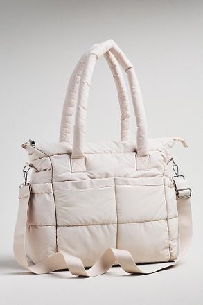Urban Expression Quilted Puffer Jetsetter Tote