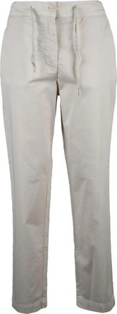 Eleventy Cotton Elastane Chino Trousers - Beige