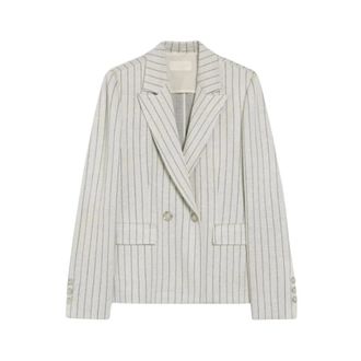 iBlues Iblnewtailoring Jas - Dames - Blazers - Beige - XS - Katoen - Jassen