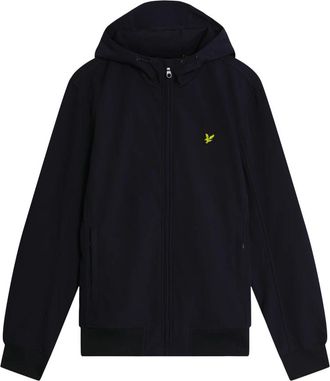 Lyle & Scott Jassen Mesh Achter Softshell Jas - Heren - Zomerjassen - Zwart - M - Jassen