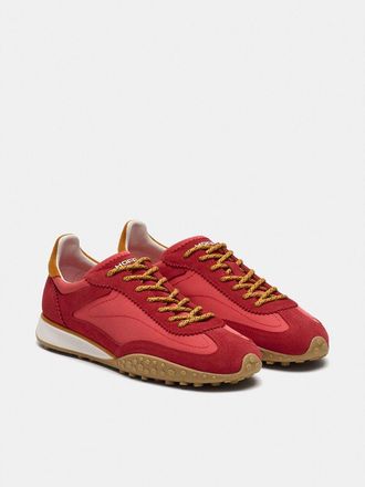 Hoff Bridge MKII leren en stoffen sneakers