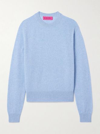 The Elder Statesman Pullover In Cashmere Tranquility - Blu