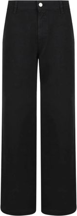 Douuod Palazzo Jeans - Dames - Straight fit broeken - Zwart - W26 - Denim - Broeken