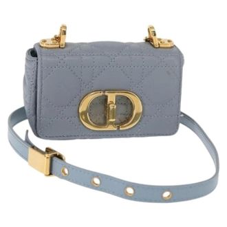Dior Pre-owned Mini Bags, female, Blue, Size: ONE SIZE Pre-owned Mini Shoulder Bag