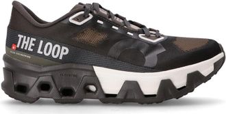 On Running Brown Black Lace-up Sneakers