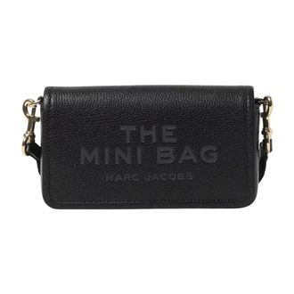 Marc Jacobs De Leren Mini Tas - Dames - Tassen - Zwart - Maat: ONE Size Leer