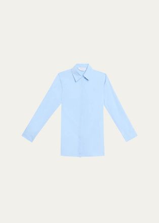 Gabriela Hearst Judie Cotton Poplin Button-Down Shirt