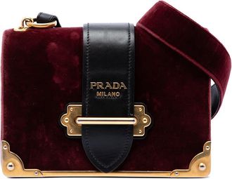 Prada Pre-owned Prada Velvet Cahier Crossbody Ladies OEK6R4BAM7V4VM3E