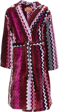 Missoni Home Zigzag-print Hooded Bathrobe