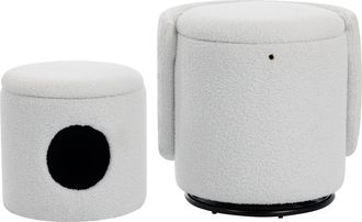 STILVORA Stilvora Sedia Da Ufficio Ergonomica Con Poggiapiedi E Supporto Lombare Ad Aria, Pelle, Nero