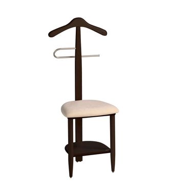 HERDASA Gal&aacute;n 361 Con Asiento En Beige Herrajes Cromado Satinado Lacado Wengu&eacute;, 105 Cm(alto)45 Cm(ancho)41 Cm(largo)