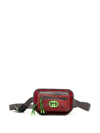 Gucci Marsupio GG in nylon e gomma 2016-2025 - Rosso