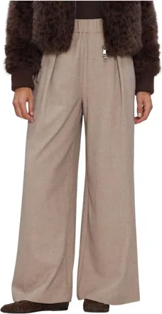 Circle Of Trust Broeken, Dames, Beige, XS, Leer, Marlon Pants