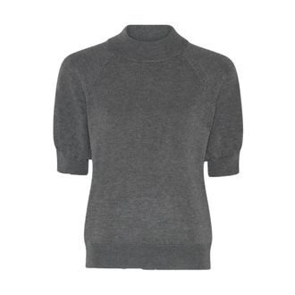 Bruuns Bazaar Donna, Maglie, Grigio, XL, new