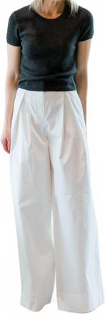 The Garment Avelino Mid Rise Pants In Creme
