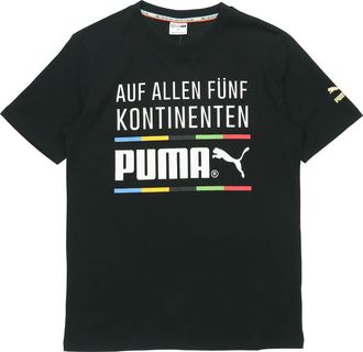 Puma Alphabet Round Neck Short Sleeve Black 599997-51