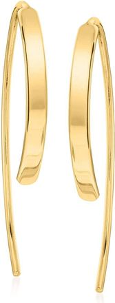 RS Pure by Ross-Simons 14kt Yellow Gold Threader Earrings