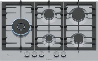 Bosch Placa De Cocina Bosch Pcs7a5i90 Acero Inoxidable 75 Cm 12500 W