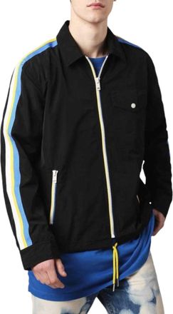 Diesel J RIBPLAZA Mens Jackets Regular Fit Casual Winter Outwear Waterproof Top - Black - Size X-Large