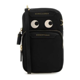 Anya Hindmarch Cross Body Bags, female, Black, Size: ONE SIZE Eyes Essentials Crossbody Bag
