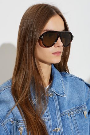 Tom Ford Zeiss Sunglasses, Unisex, Brown