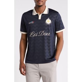 Les Deux France Football Jersey in Dark Navy at Nordstrom, Size Xx-Large
