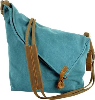 Generic NYSDM Retro Vintage Mens canvas leather Shoulder Bag Messenger Bag Sling male Cross-body