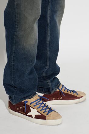 Golden Goose Super-Star Classic With Spur Sports Shoes, Mens, Brown