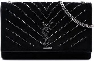Saint Laurent Borsa a tracolla in camoscio Pre-owned - - Pre-owned - Donna - Nero - ONE SIZE