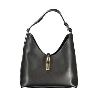 Furla Tassen, Dames, Zwart, ONE Size, Leer, Drop Bag