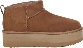 UGG Classic Ultra Mini Platform - Dames - Winterlaarzen - Bruin - 41 EU - Schoenen