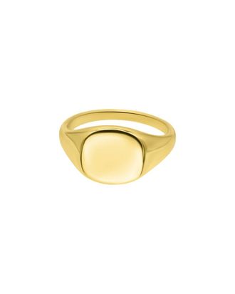 Adornia Adornia 14K Plated Signet Pinky Ring
