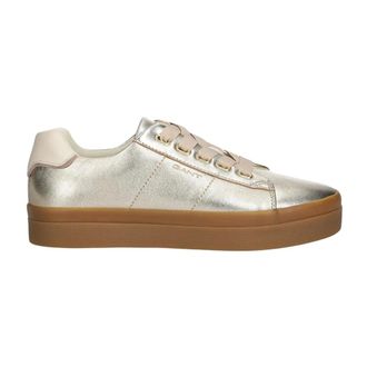 GANT Schoenen, Dames, Geel, 39 EU, Leer, Avona Sneakers