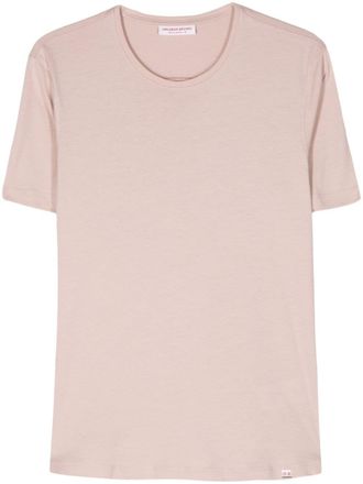 Orlebar Brown T-shirt in tessuto morbido - Rosa