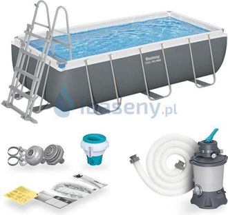 Bestway Piscina De Estructura 404x201x100 Cm Conjunto 8 En 1 Bestway 56442