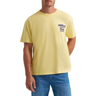 Wrangler x Coors Embroidered Logo T-Shirt in Buff Yellow at Nordstrom, Size Xx-Large