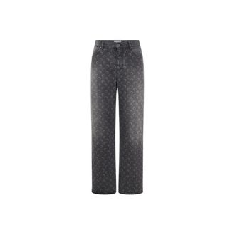 Marine Serre Uomo, Jeans, Grigio, L, new