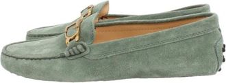 Tod's Moccasin Driver - Dames - Loafers - Groen - 36 EU - Schoenen