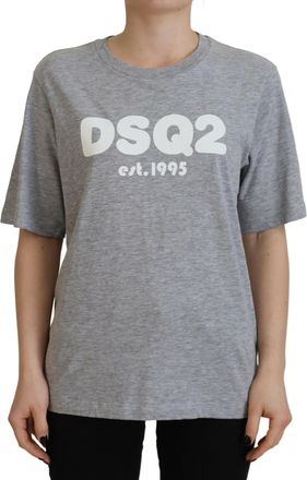Dsquared2 Dsquared&sup2; Logo Cotton Crewneck Short Sleeve Tee Womens T-shirt (Pre-Owned)
