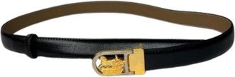 Celine Pre-owned Vintage Riem - Dames - Vintage Accessoires - Zwart - ONE Size - Leer - Vintage