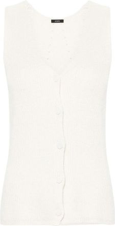 Joseph Linnenmix Tanktop - Dames - Tops zonder mouwen - Beige - L - Linnen - Tops