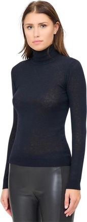 Ermanno Scervino Zwarte wollen blend Lupetto coltrui - Dames - Coltruien - Zwart - L - Wol - Truien & Vesten