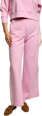 perfectwhitetee Mikos Travel Wide Leg Pant With Pockets In Pink