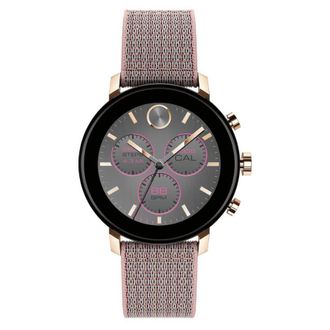 Movado Connect Black Dial Ladies Watch 3660025