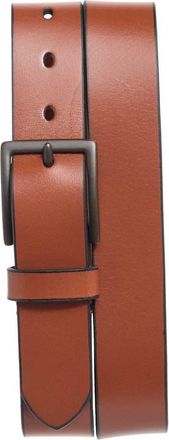 Johnston & Murphy Rivet Leather Belt in Cognac at Nordstrom, Size 44