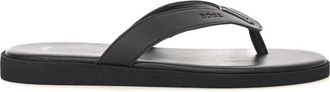 HUGO BOSS Darrel Thong - Heren - Slippers - Zwart - 41 EU - Polyester - Schoenen