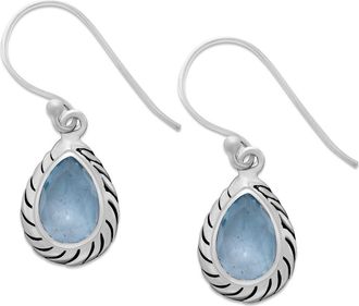 Samuel B. Pear Cut Drop Earrings in Blue at Nordstrom Rack