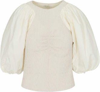 Rebecca Taylor Taryn Top in Cream at Nordstrom, Size X-Large
