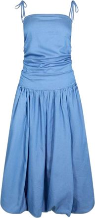 Amy Lynn AmyLynn Dames Alexa Midi Jurk (Chambray)